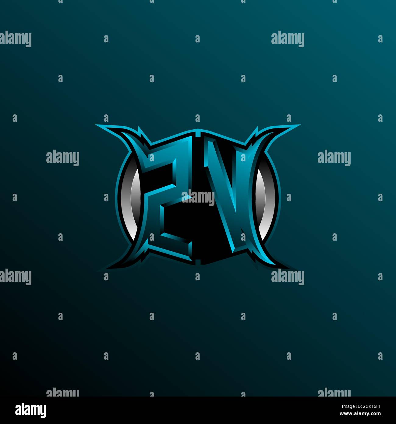 Initial ZV logo design, Initial ZV logo design with Circle style, Logo