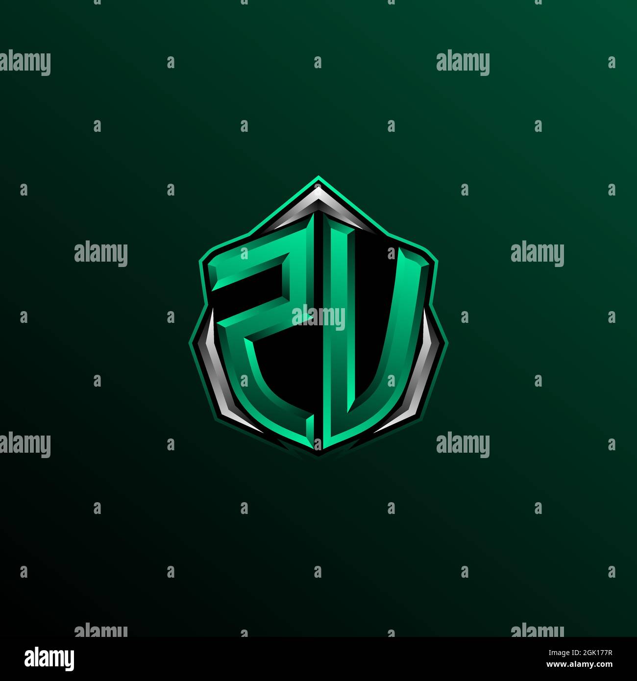 Initial ZV logo design, Initial ZV logo design with Shield style, Logo ...