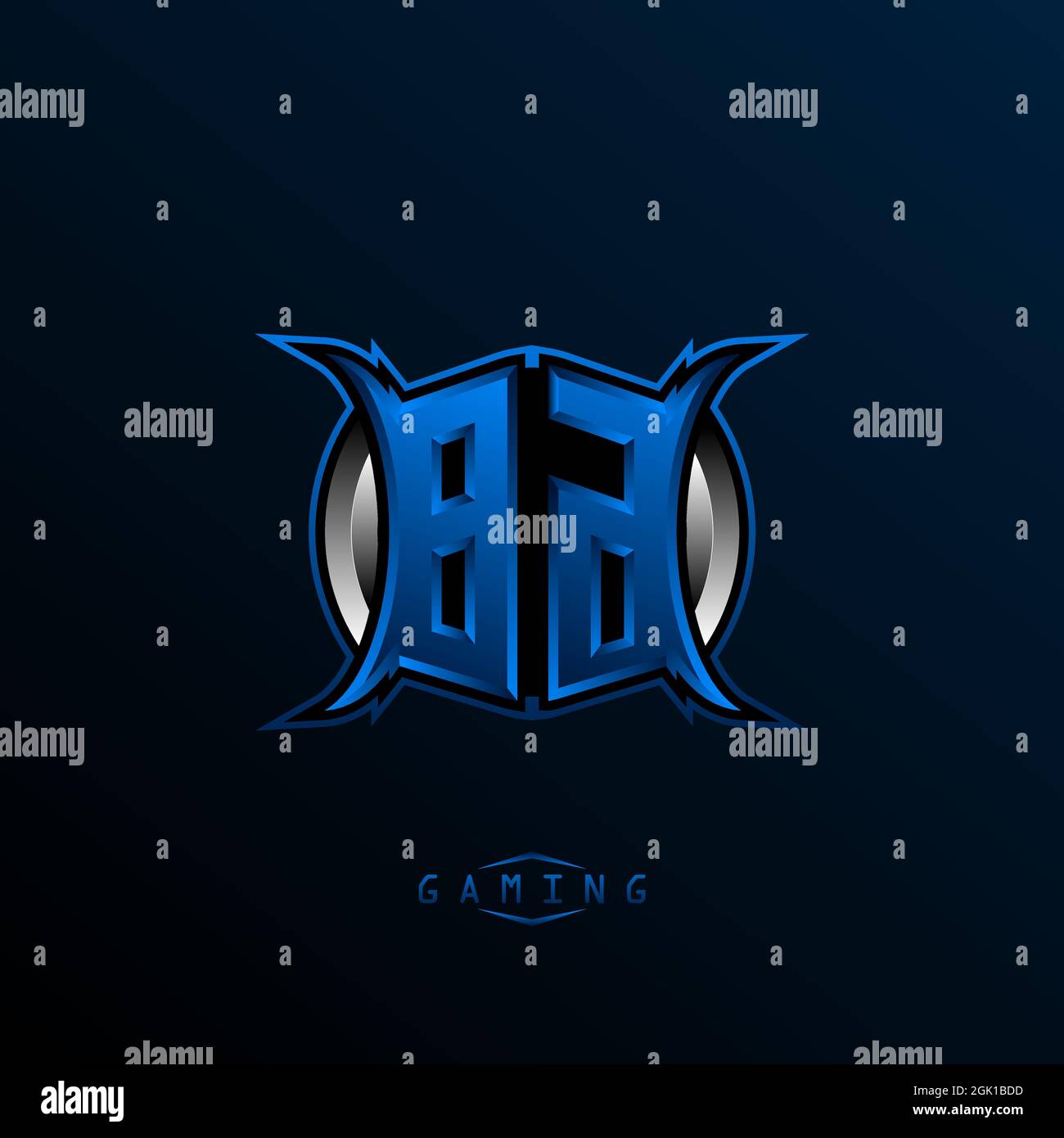 Initial BG logo design, Initial BG logo design with Cool style, Logo