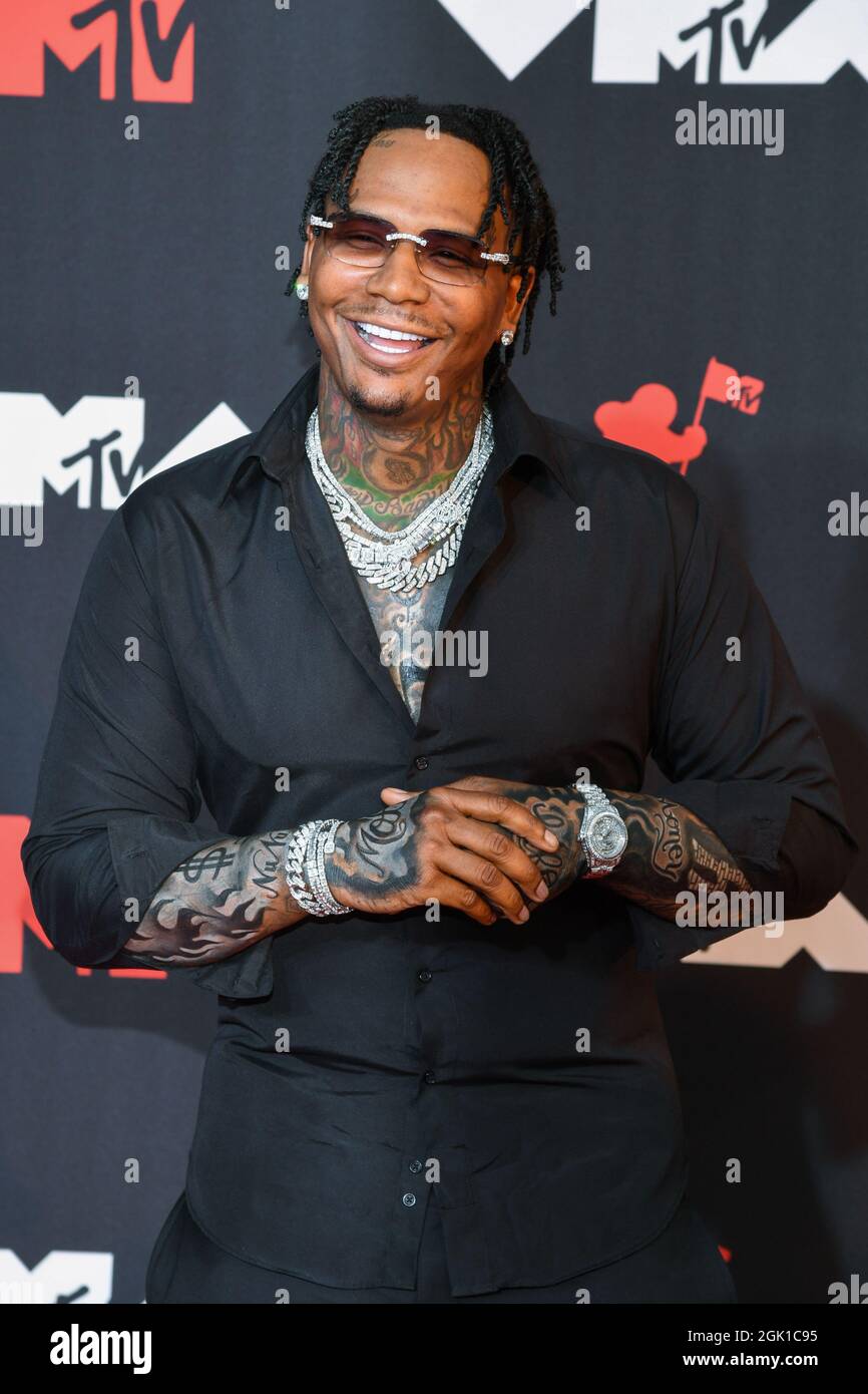 New York, USA. 12th Sep, 2021. Moneybagg Yo walking on the red carpet