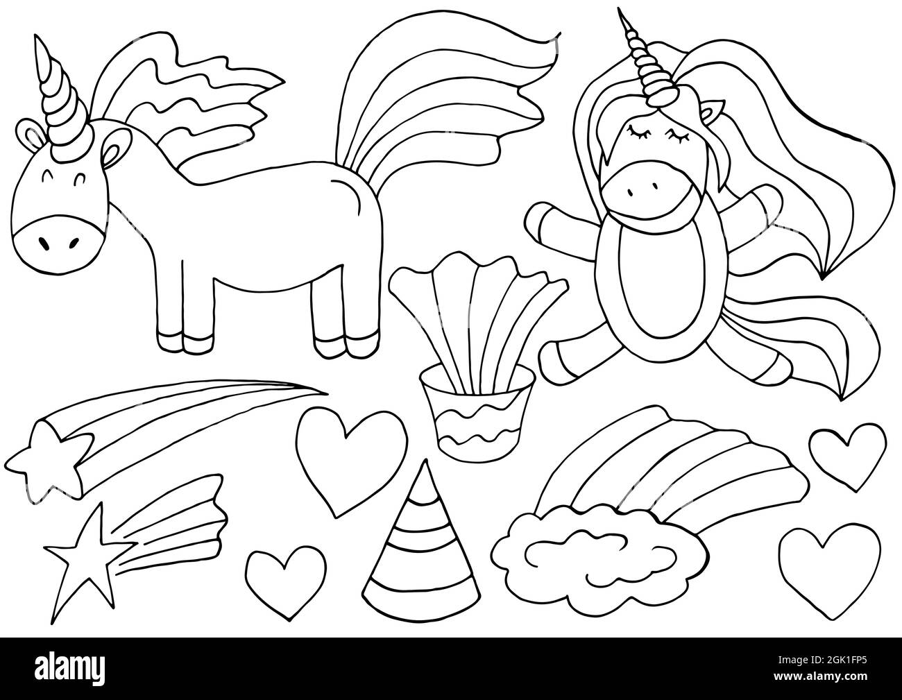unicorn horn cut out stock images pictures alamy