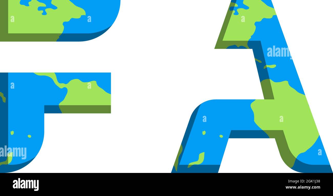 Initial FA logo design with World Map style, Logo business branding ...