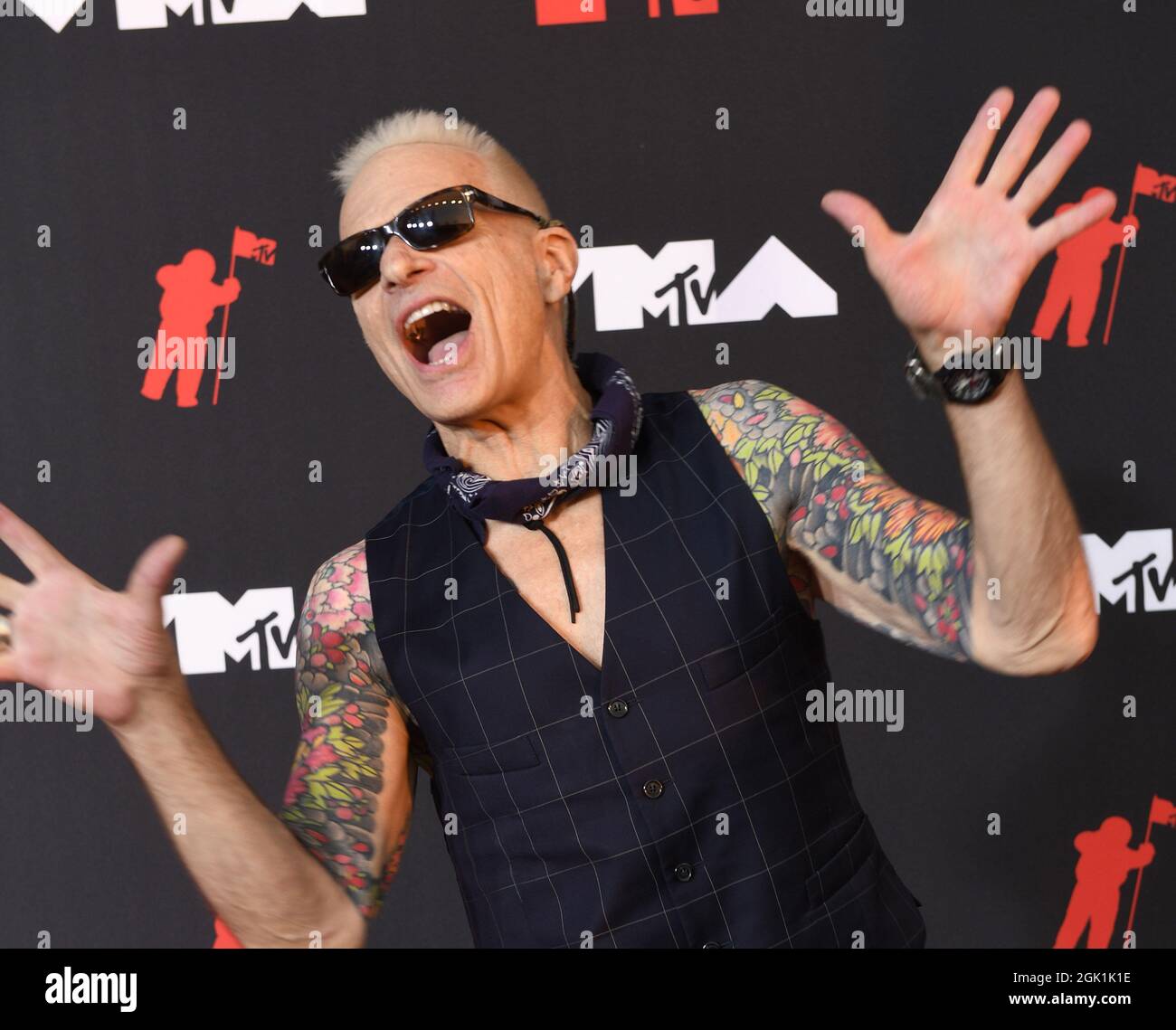 New York, USA. 12th Sep, 2021. David Lee Roth attends the 2021 MTV Video Music Awards at Barclays Center on September 12, 2021 in the Brooklyn borough of New York City. Photo: Jeremy Smith/imageSPACE/Sipa USA Credit: Sipa USA/Alamy Live News Stock Photo