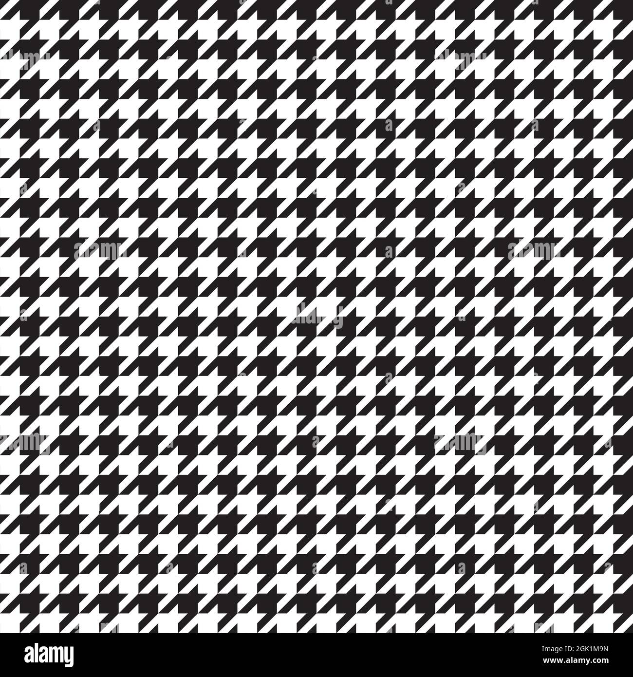 Seamless fabric houndstooth pattern background Stock Vector Image