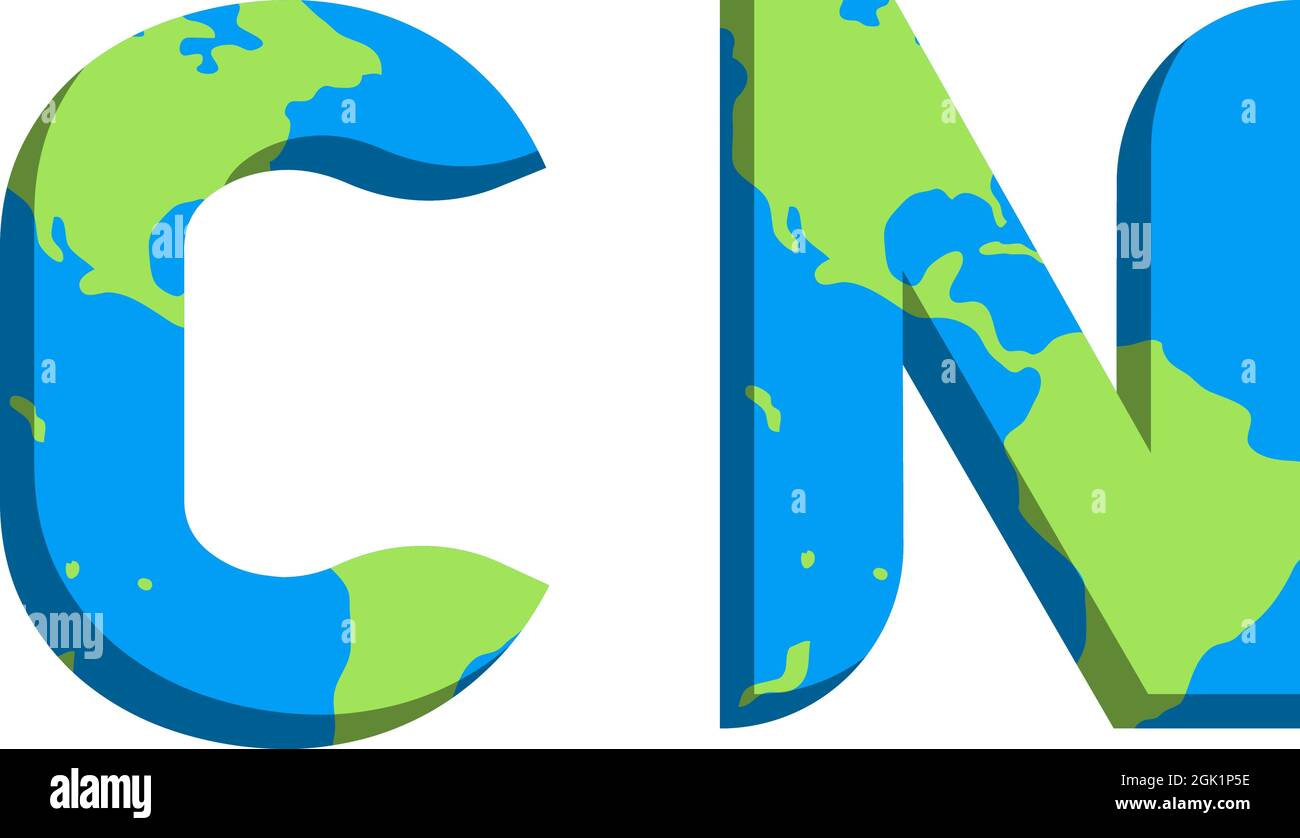 Initial CN logo design with World Map style, Logo business branding ...