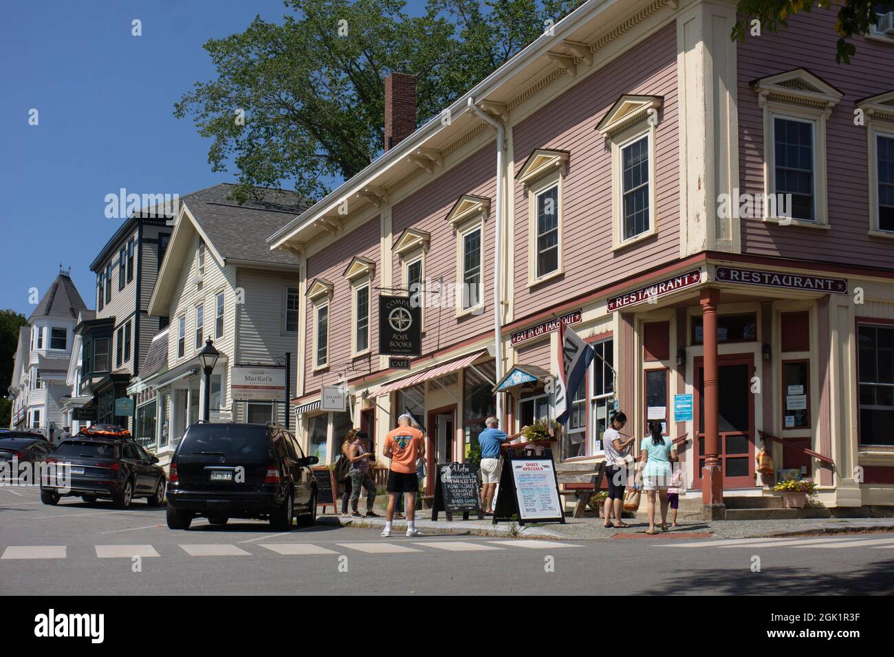 Castine maine downtown hires stock photography and images Alamy