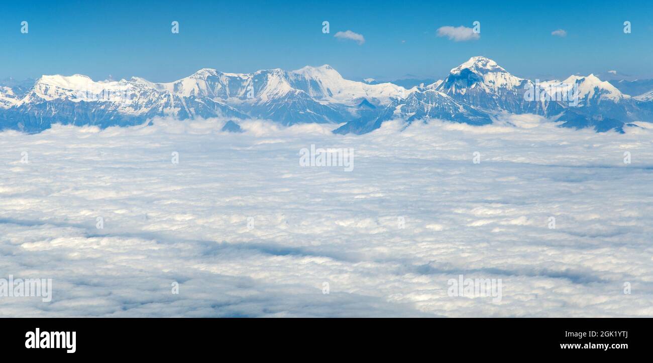 Aerial view of himalayas hi-res stock photography and images - Alamy