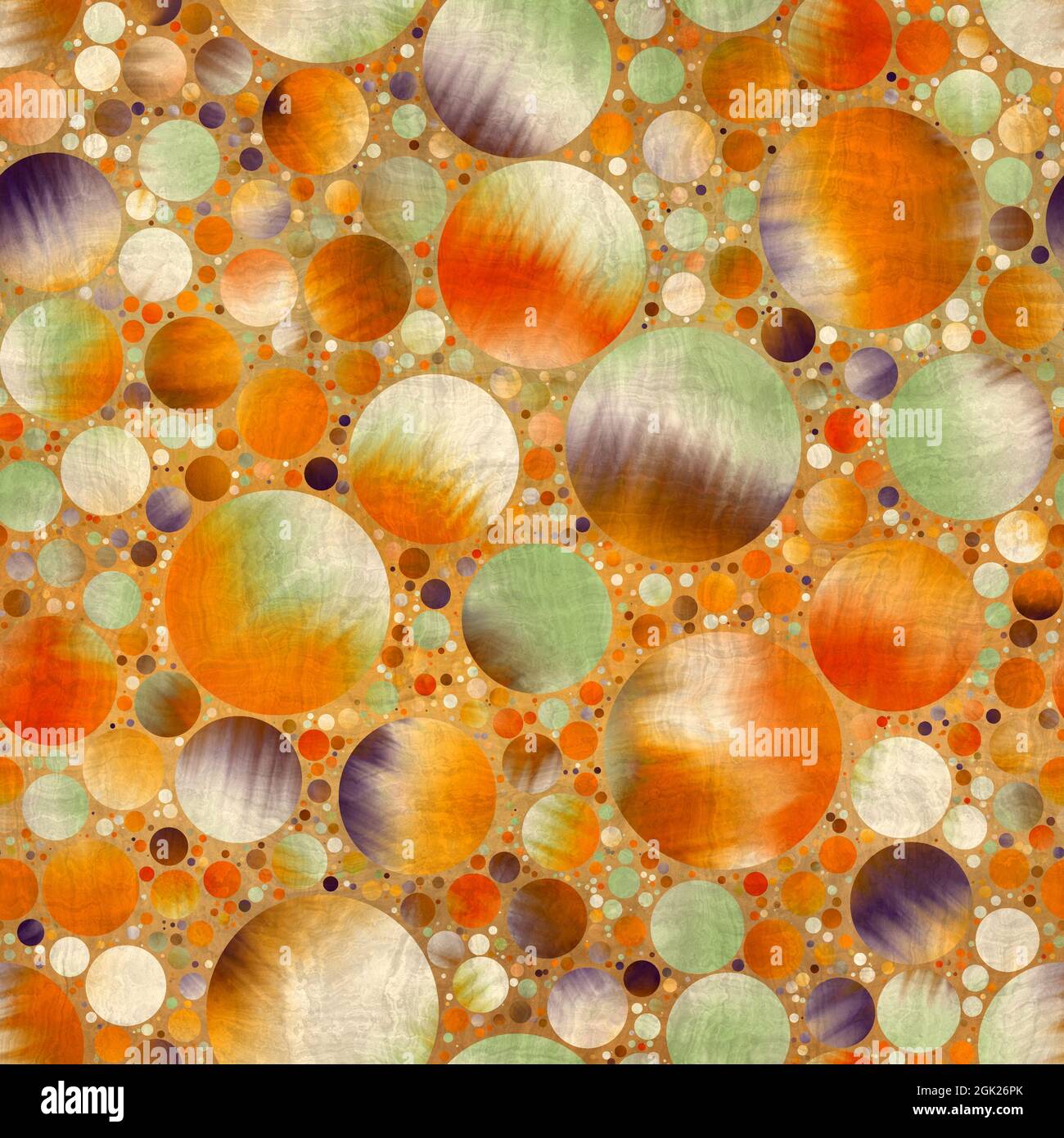 Seamless abstract circle geo pattern for surface print Stock Photo - Alamy