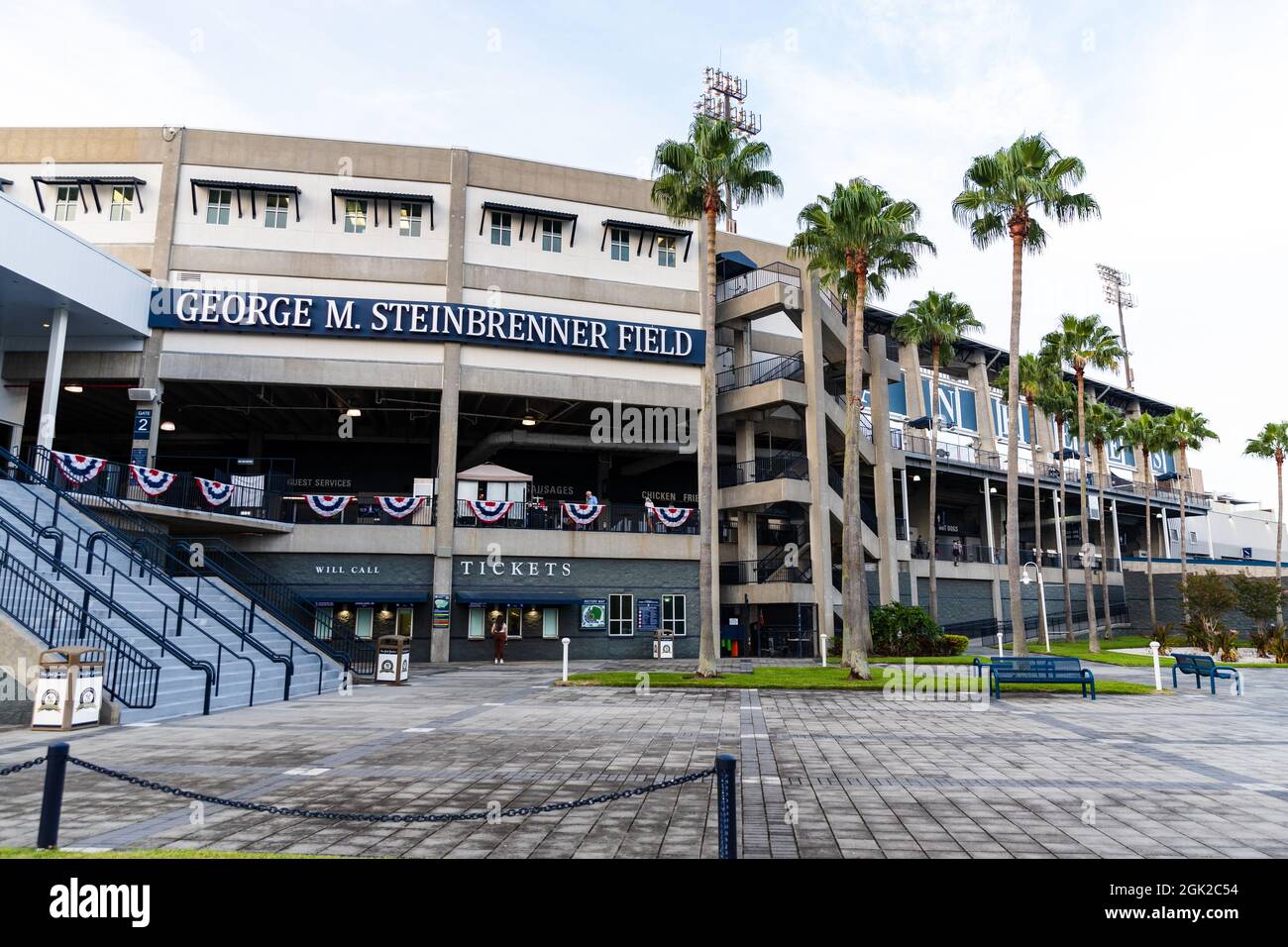 Tampa, FL - September 10, 2021: George M. Steinbrenner Field in Tampa, Florida Stock Photo