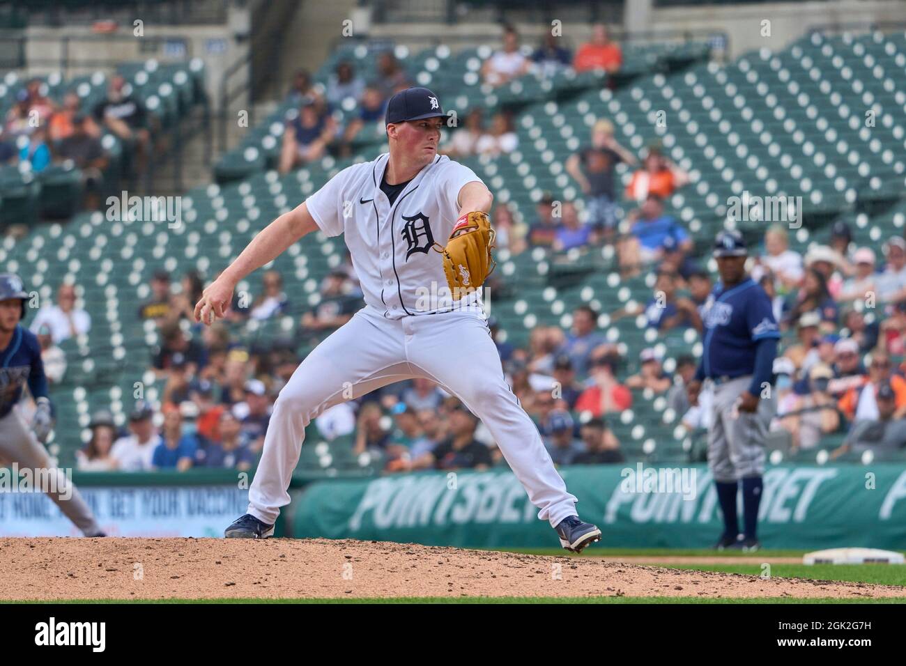 September 12 2021 Detroit pitcher Kyle Funkhouser (67) throws a pitch