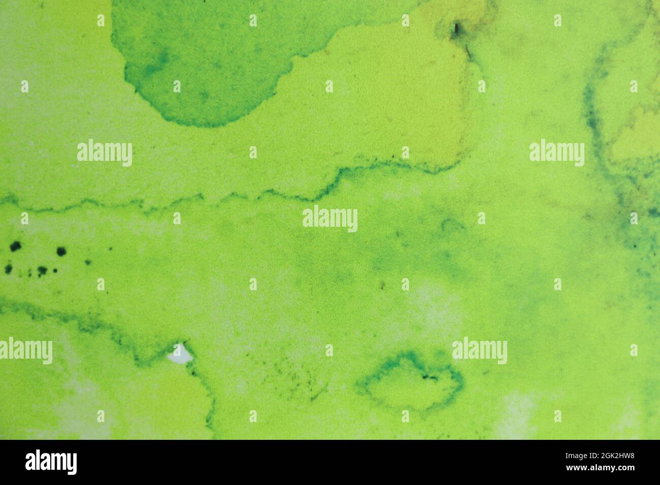 Abstract green watercolor background Stock Photo - Alamy