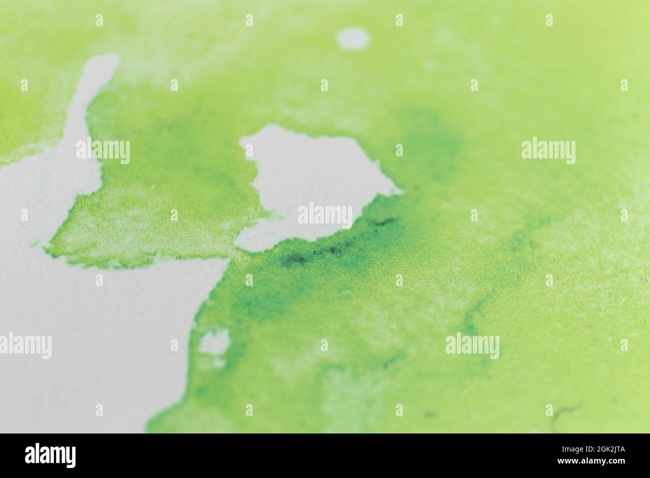 Abstract green watercolor background Stock Photo - Alamy