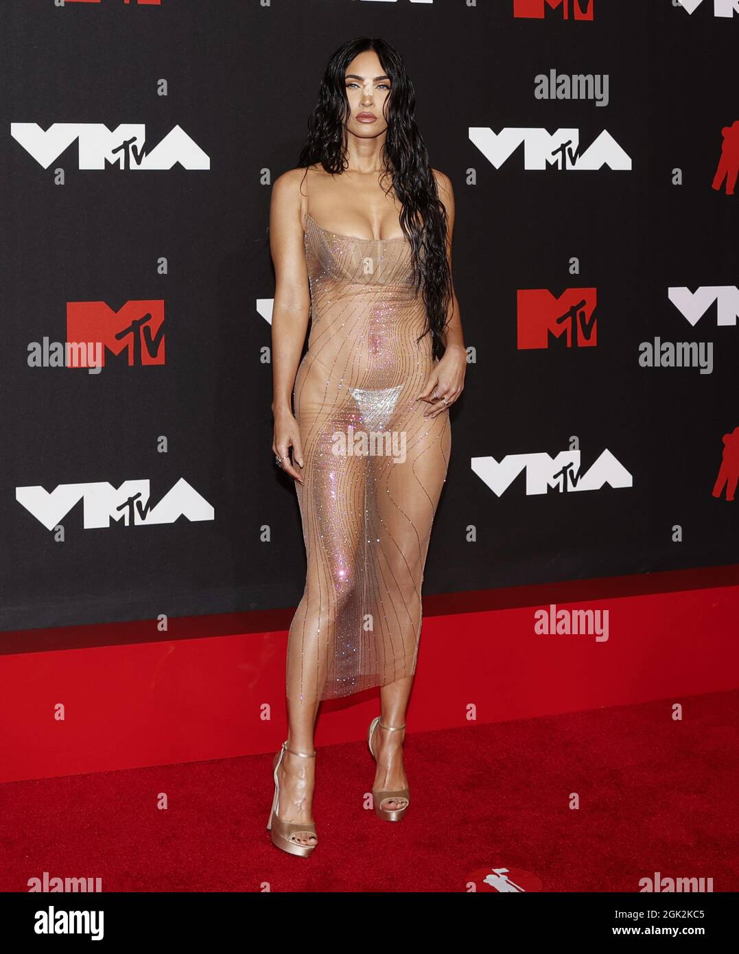 New York, United States. 13th Sep, 2021. Megan Fox arrives on the red carpet at the 38th annual MTV Video Music Awards at Barclays Center in New York City on Sunday, September 12, 2021. Photo by John Angelillo/UPI Credit: UPI/Alamy Live News Stock Photo