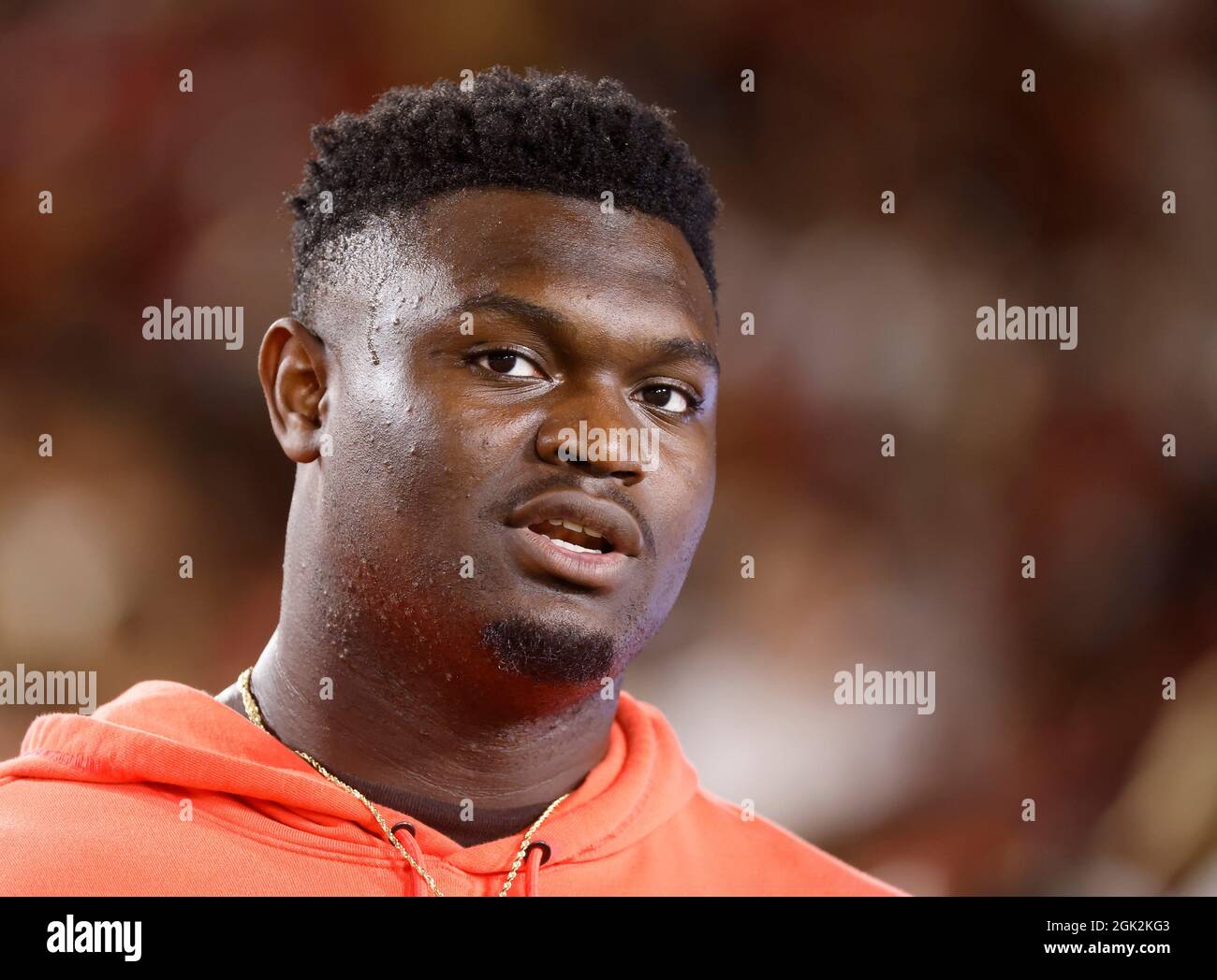 September 11, 2021 New Orleans Pelican forward Zion Williamson in