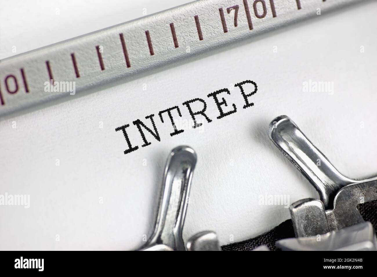 Intelligence report acronym INTREP text macro closeup, typewriter typed  intel insight facts summary reporting document concept, brief concise  bulletin Stock Photo - Alamy