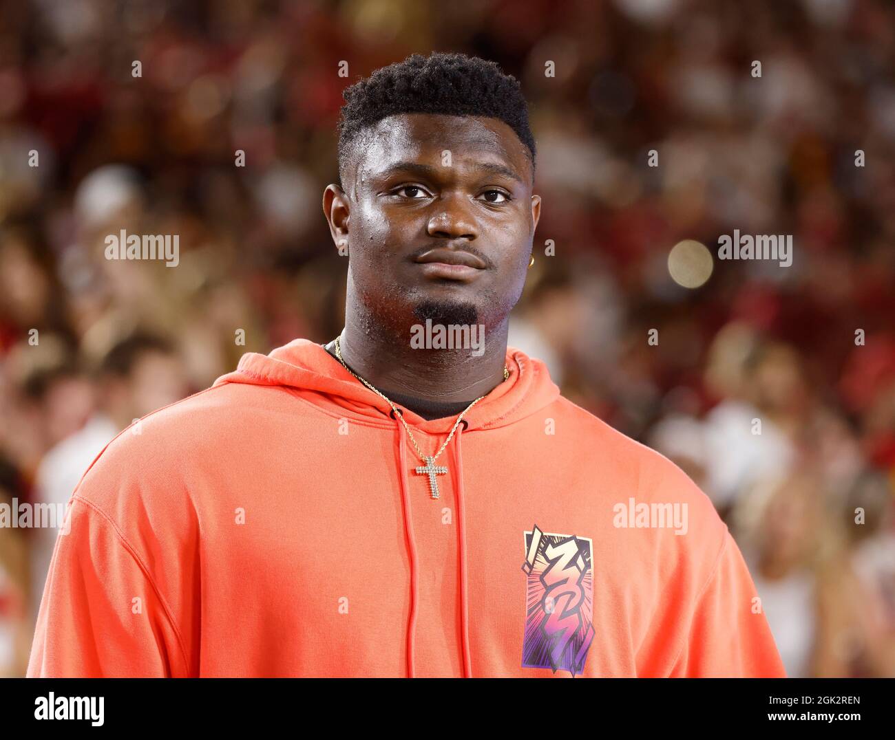 September 11, 2021 New Orleans Pelican forward Zion Williamson in