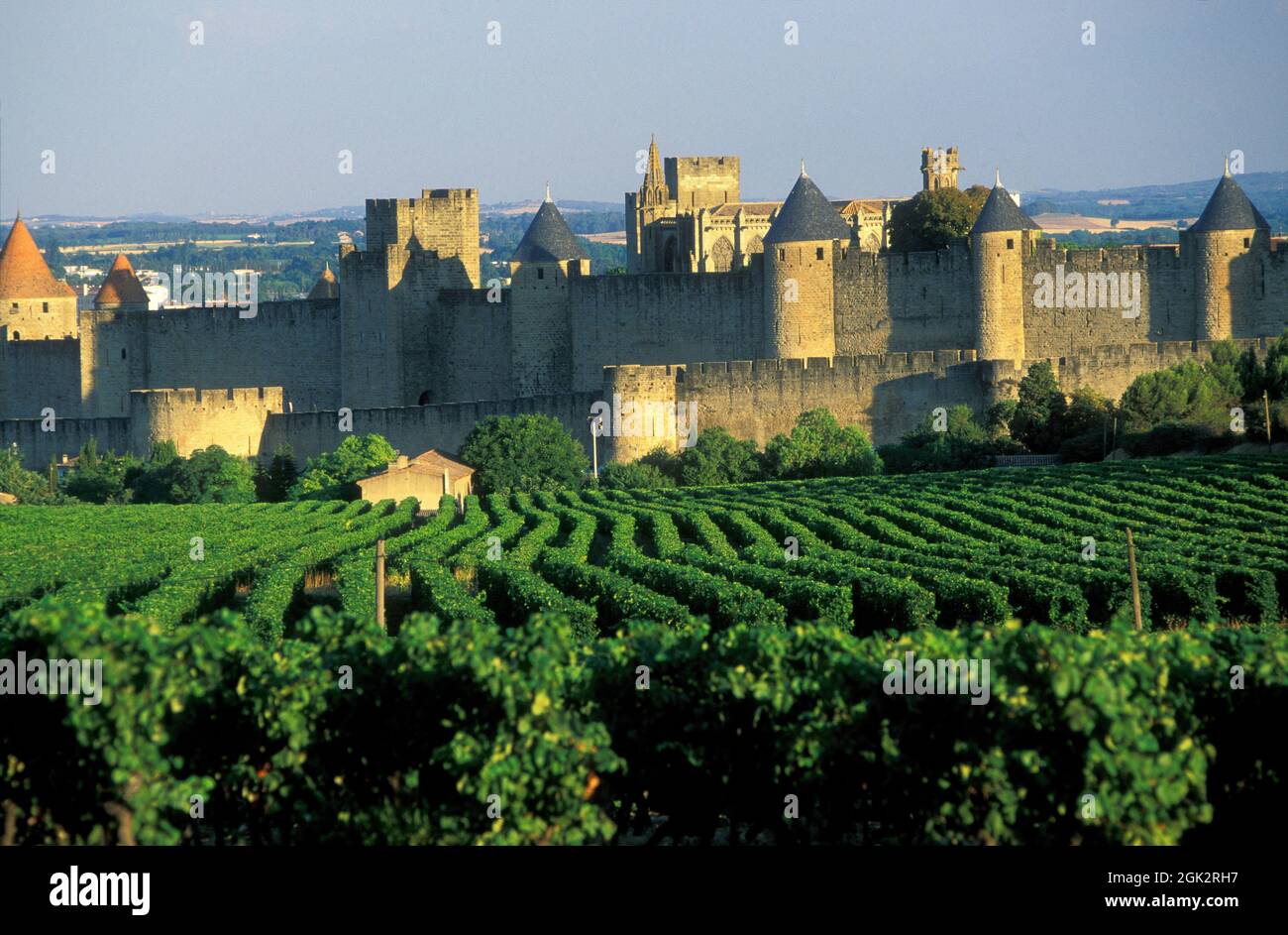 FRANCE. AUDE (11) CARCASSONNE. THE CITY, CLASSIFIED AS WORLD HERITAGE BY UNESCO Stock Photo
