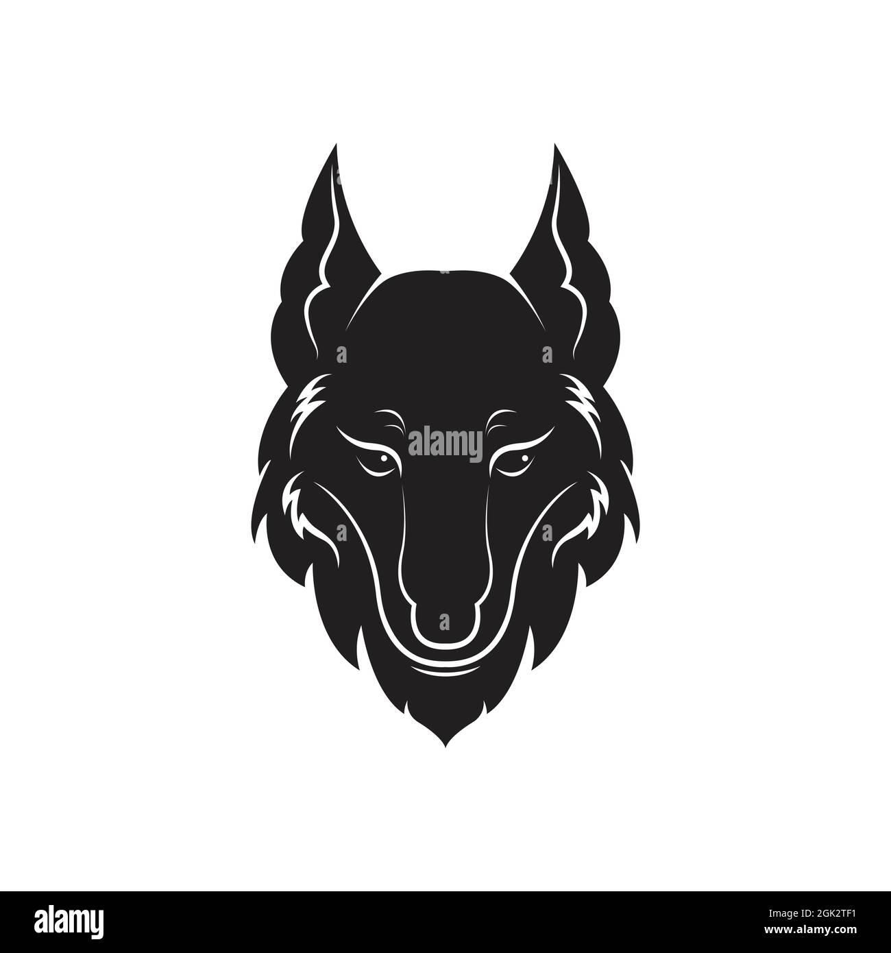 Wolf Head Outline