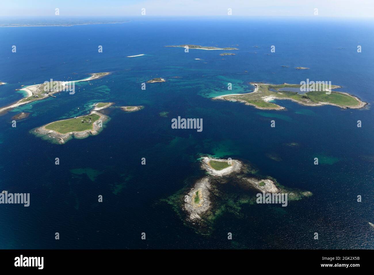 FRANCE FINISTERE (29) ISLANDS OF GLENANS Stock Photo