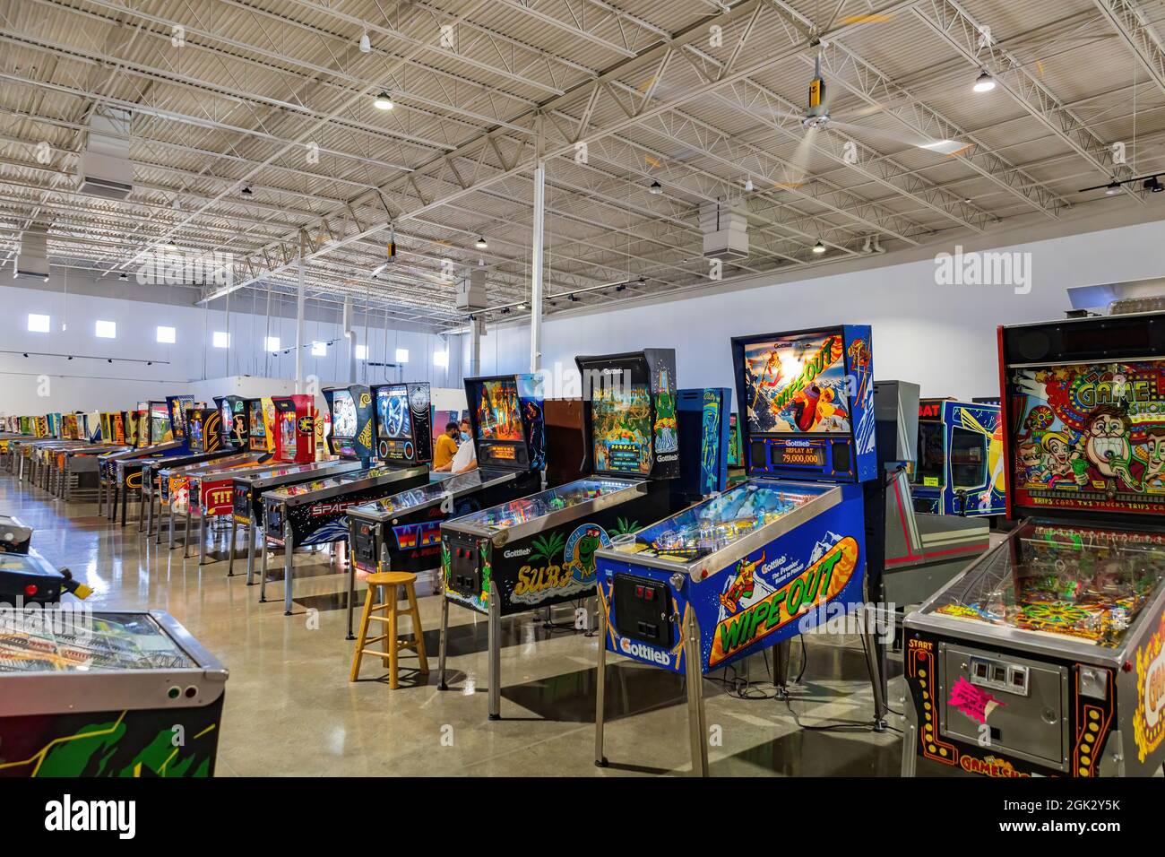 Interior View of the Pinball Hall of Fame Editorial Stock Photo - Image of  pinball, downtown: 229647498