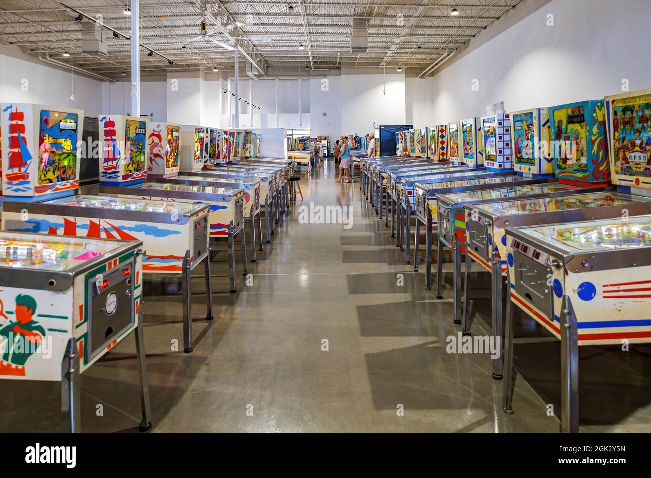 Inside the new Pinball Hall of Fame location on the Las Vegas