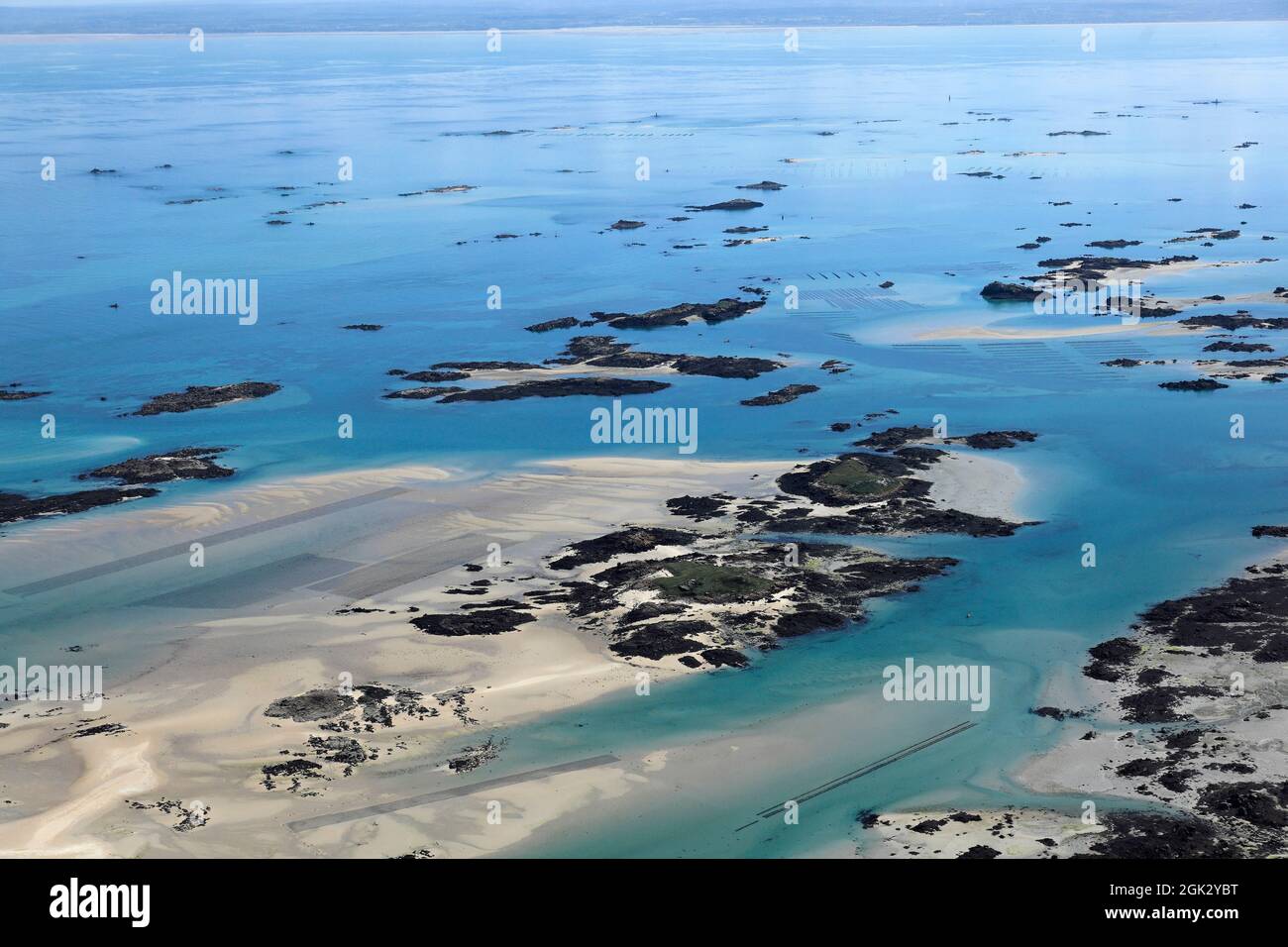 FRANCE MANCHE (50) CHAUSEY ISLANDS Stock Photo