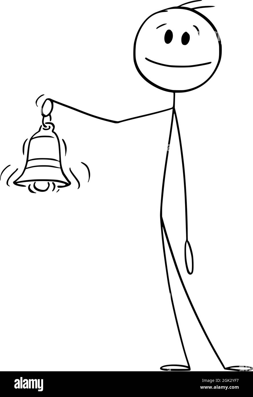 Hand customer ringing bell hotel Stock Vector Images Alamy