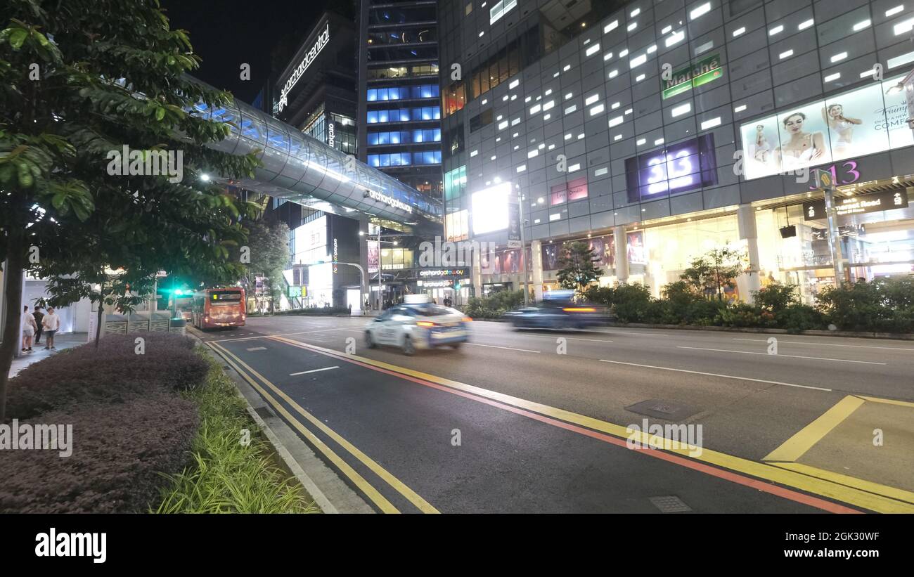 Soft light road night hi-res stock photography and images - Alamy