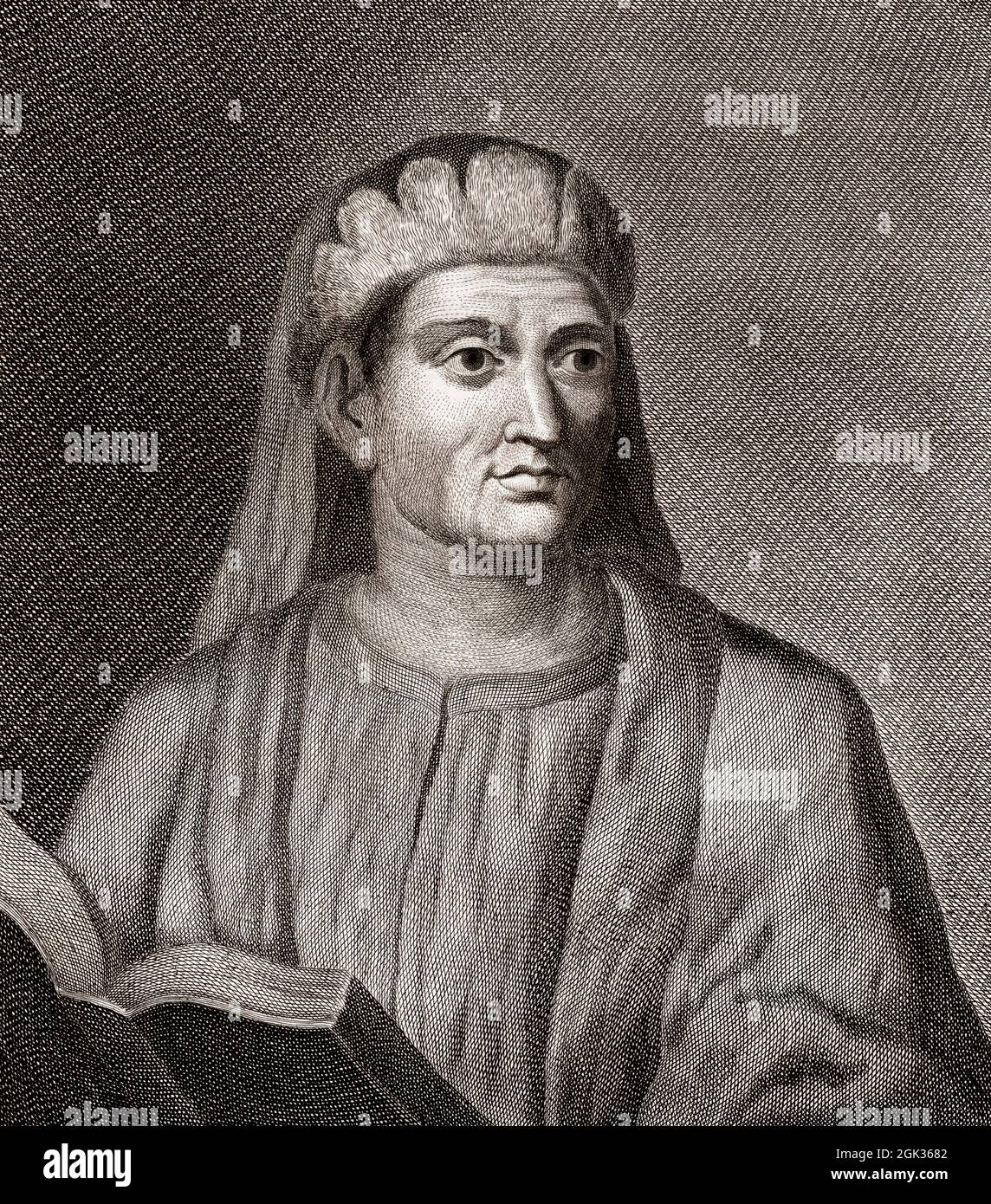 Benedetto Accolti,  1415 – 1464, was an Italian jurist, humanist and historian Stock Photo