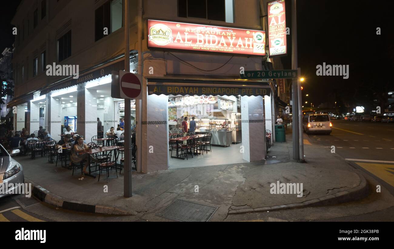Some of the best Hawker Food in Geylang, Singapore Stock Photo Alamy