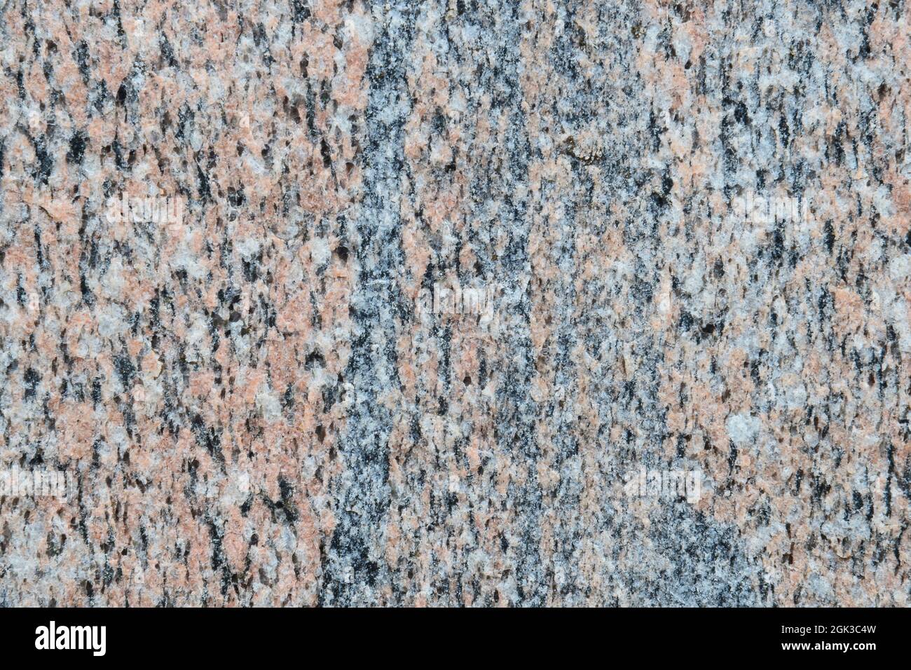 Granite. Close-up of the stucture. Crystals (feldspar, quartz, mica) clearly visible Stock Photo