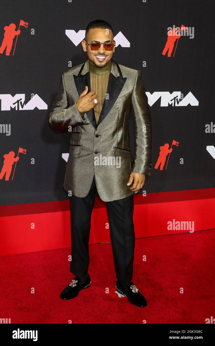 New York, USA. 12th Sep, 2021. Ozuna attends the 2021 MTV Video Music
