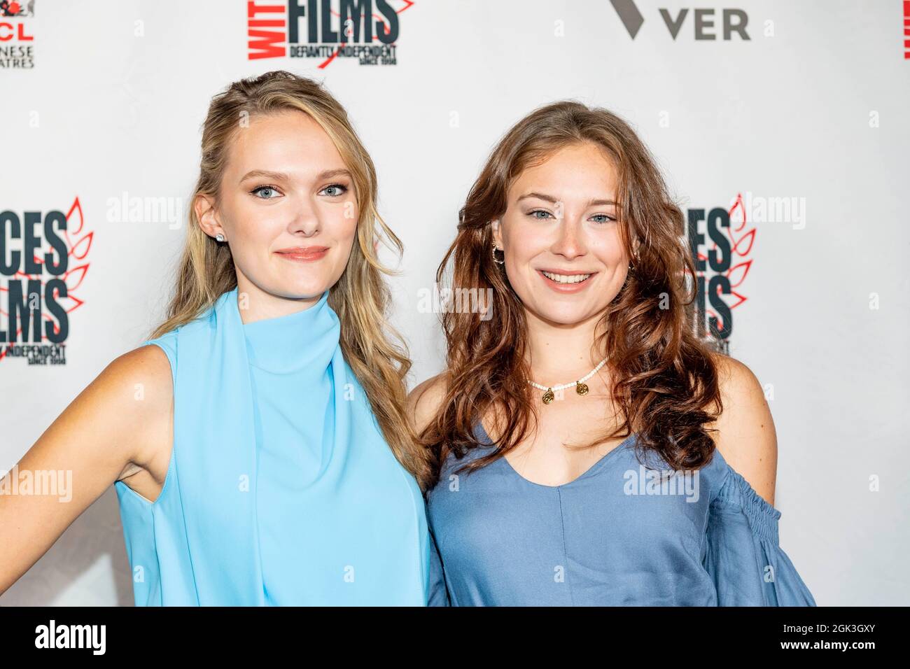 Los Angeles, USA. 12th Sep 2021. Bridget McGarry, Mina Sundwall attend