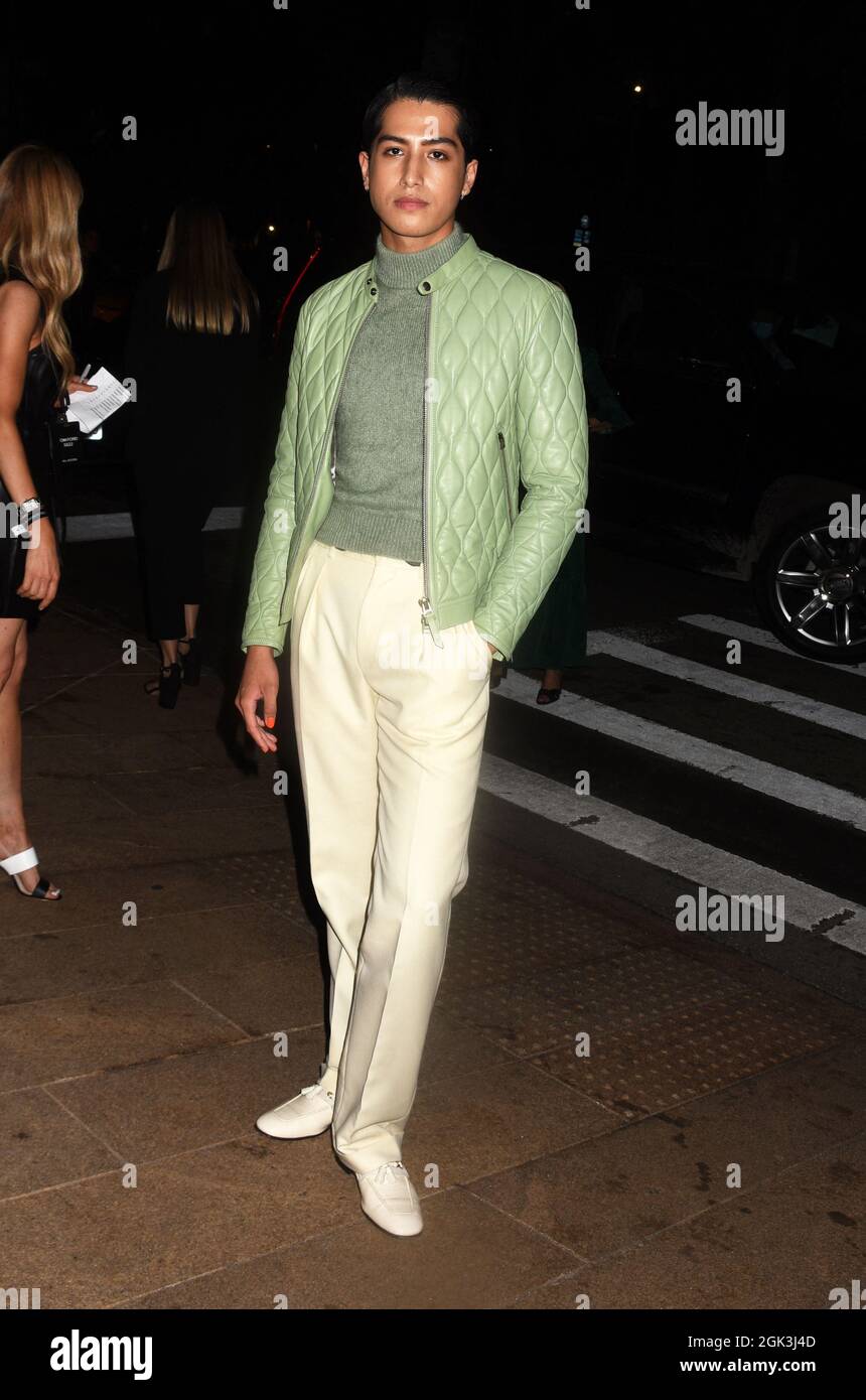 New York, USA. 12th Sep 2021. Kemio arriving for the Tom Ford Fashion Show at David H. Koch Theater on September 12, 2021 in New York city, NY, USA. Photo by MM/ABACAPRESS.COM Credit: Abaca Press/Alamy Live News Stock Photo