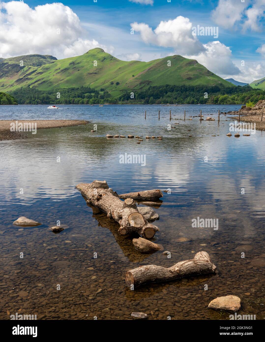 Derwent Water Keswick Lake district national park Cumbria UK Stock Photo