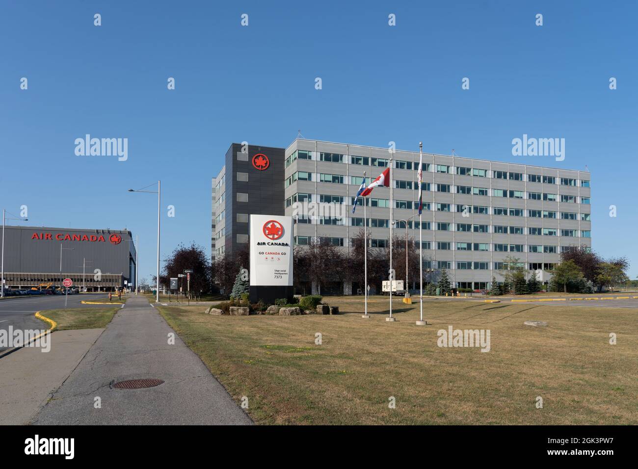 Montreal, QC, Canada September 4, 2021 Air Canada headquarters in