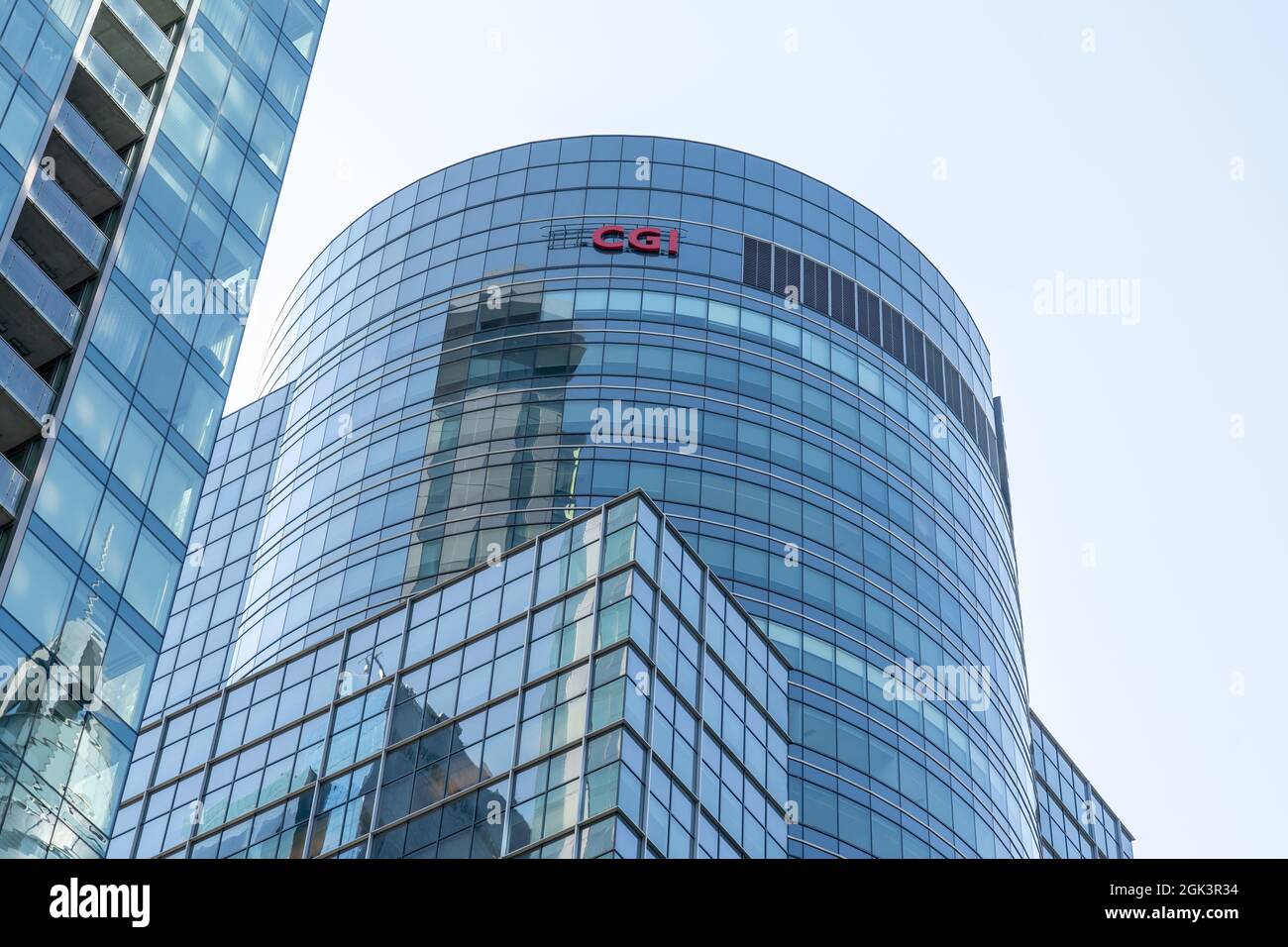 Montreal, QC, Canada - September 4, 2021: CGI headquarters in Montreal, QC, Canada. Stock Photo