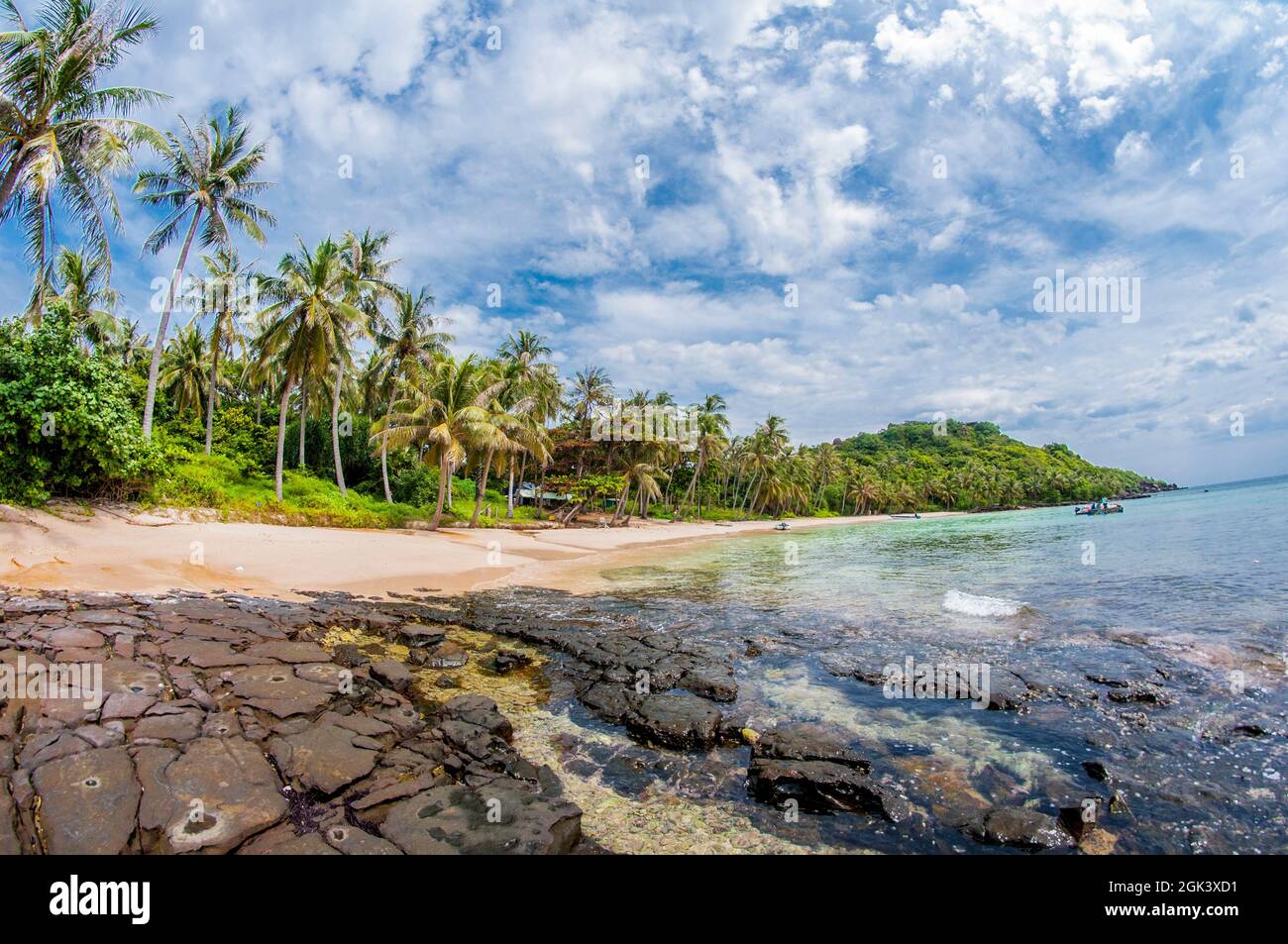 Nice Phu Quoc island in Kien Giang province, southern Vietnam Stock