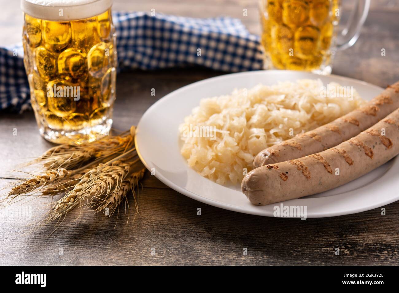 Bratwurst and beer hires stock photography and images Alamy