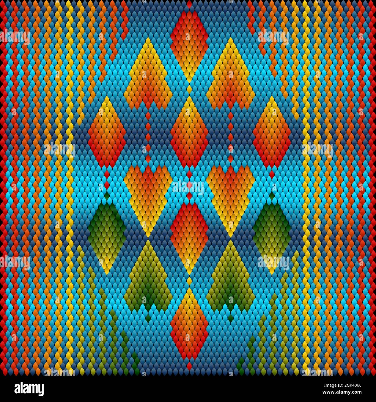 Blue orange leaf green Stock Vector Images - Alamy