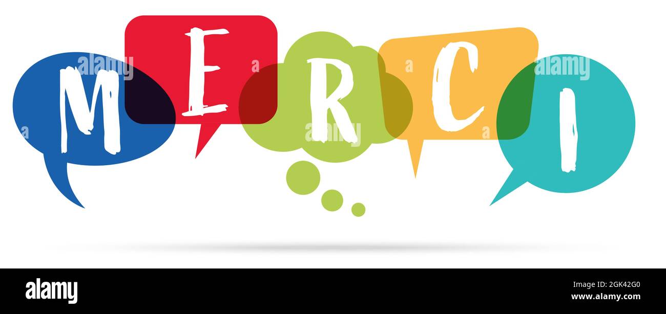 EPS 10 vector illustration of colored speech bubbles isolated on white ...