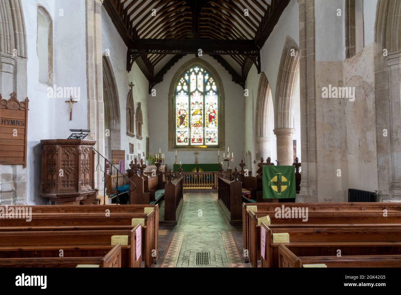 All Saints Church Ashdon. Essex. UK Stock Photo