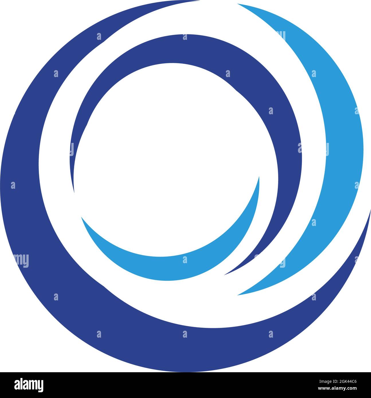 Wave icon logo design inspiration vector template Stock Vector Image ...