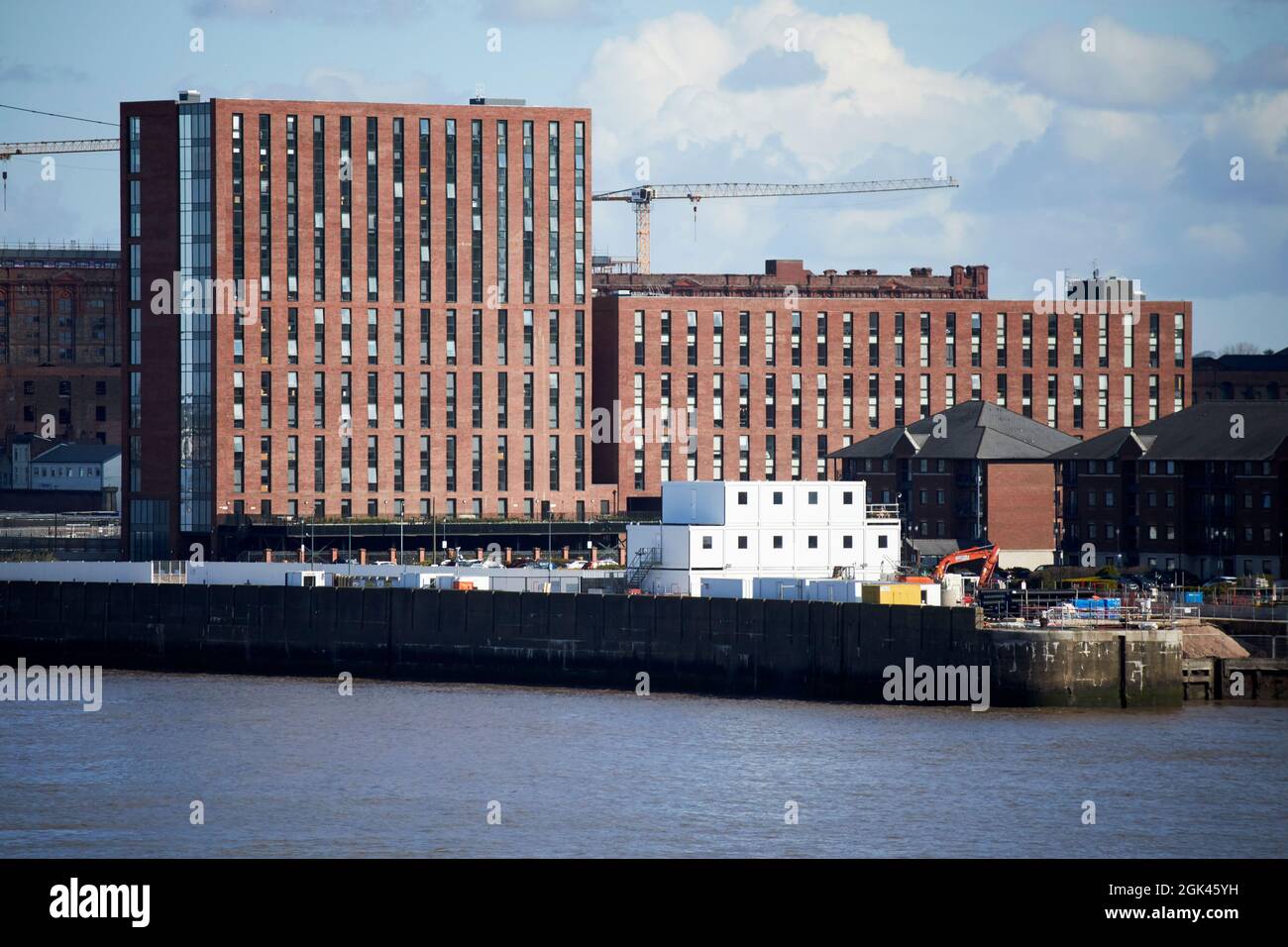 park central central docks residential apartments liverpool waters liverpool england uk Stock Photo