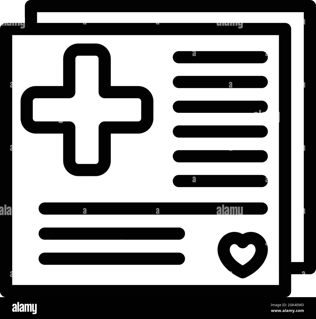 Medical card icon outline vector. Health insurance. Hospital discount Stock  Vector Image & Art - Alamy