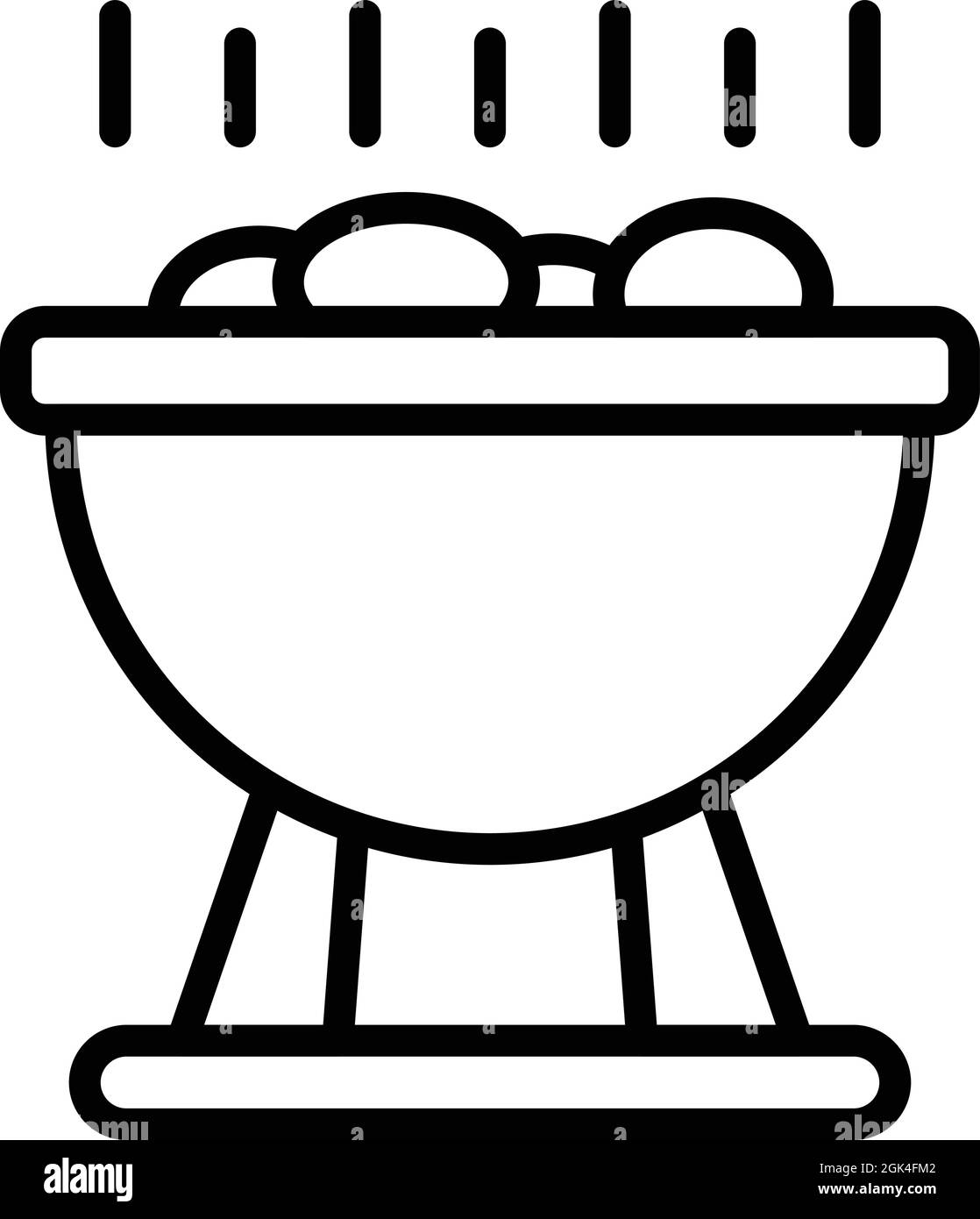 Bbq stand Black and White Stock Photos & Images Alamy