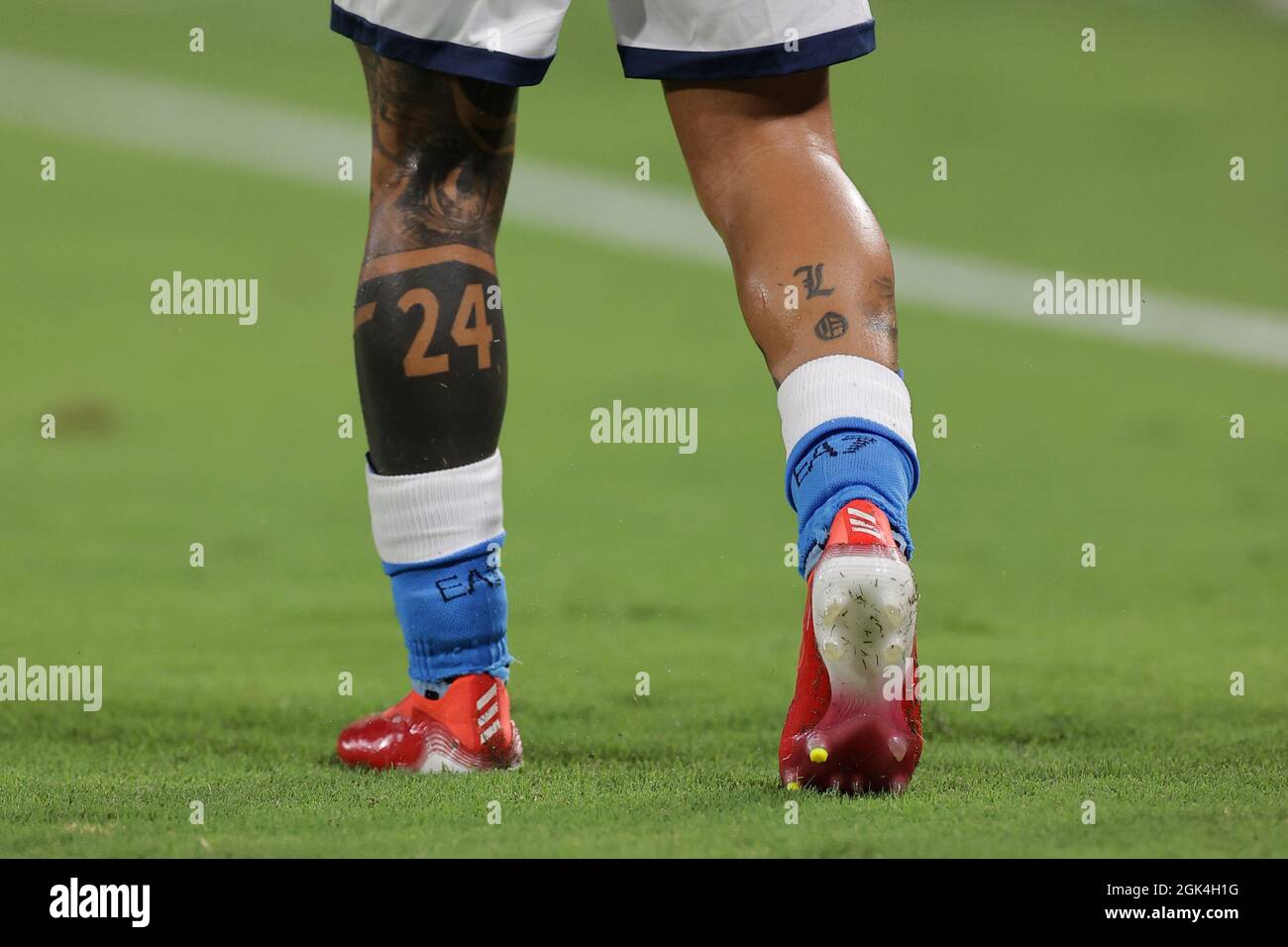 Napoli, Italia. 11th Sep, 2021. tattoo the Lorenzo Insigne of SSC 