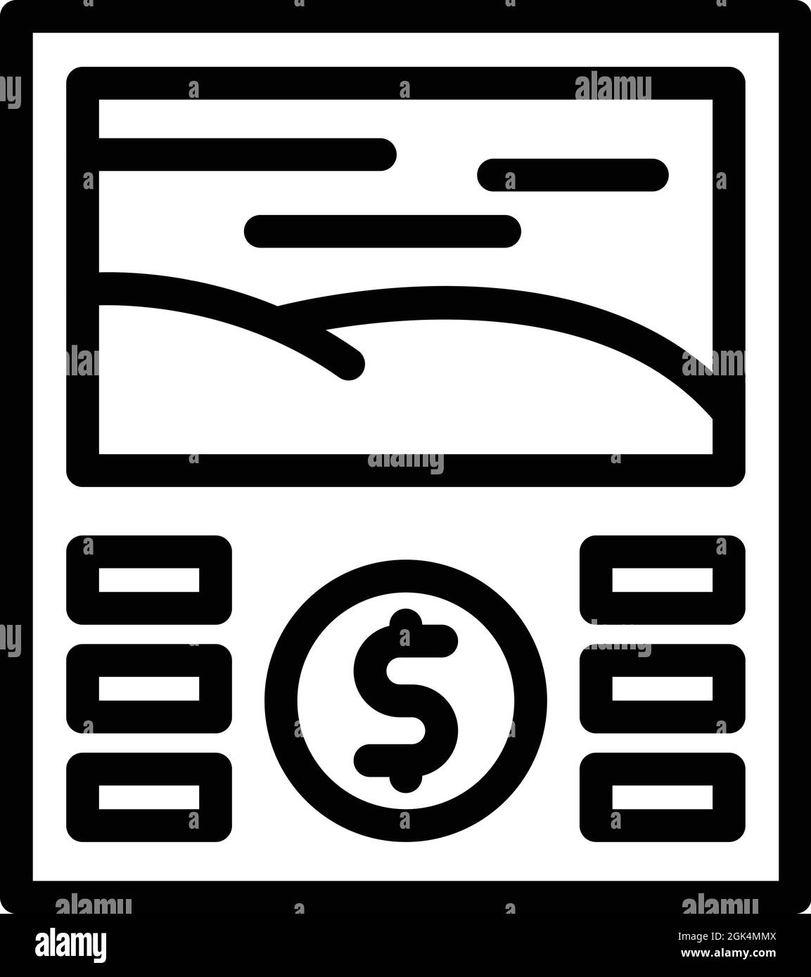Free course icon outline vector. Online education. Study seminar Stock ...