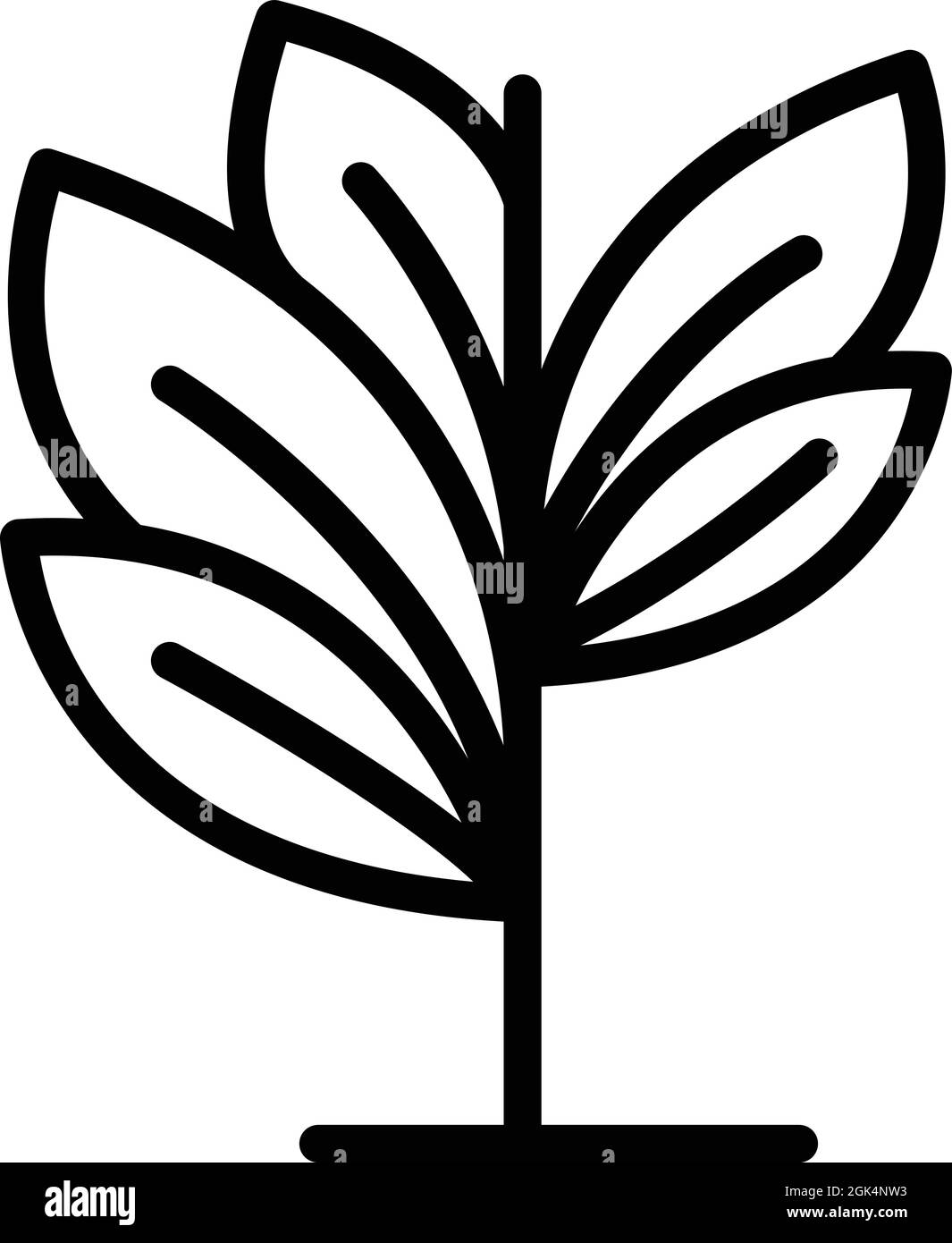 Garden pruning icon outline vector. Tree yard. Plant hedge Stock Vector