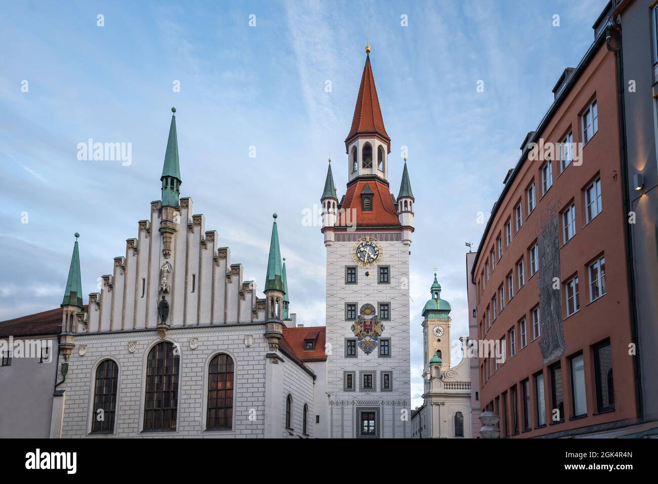 Old Town Hall (Altes Rathaus) - Munich, Bavaria, Germany Stock Photo